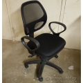 Black Mesh Back Office Task Chair with Arms